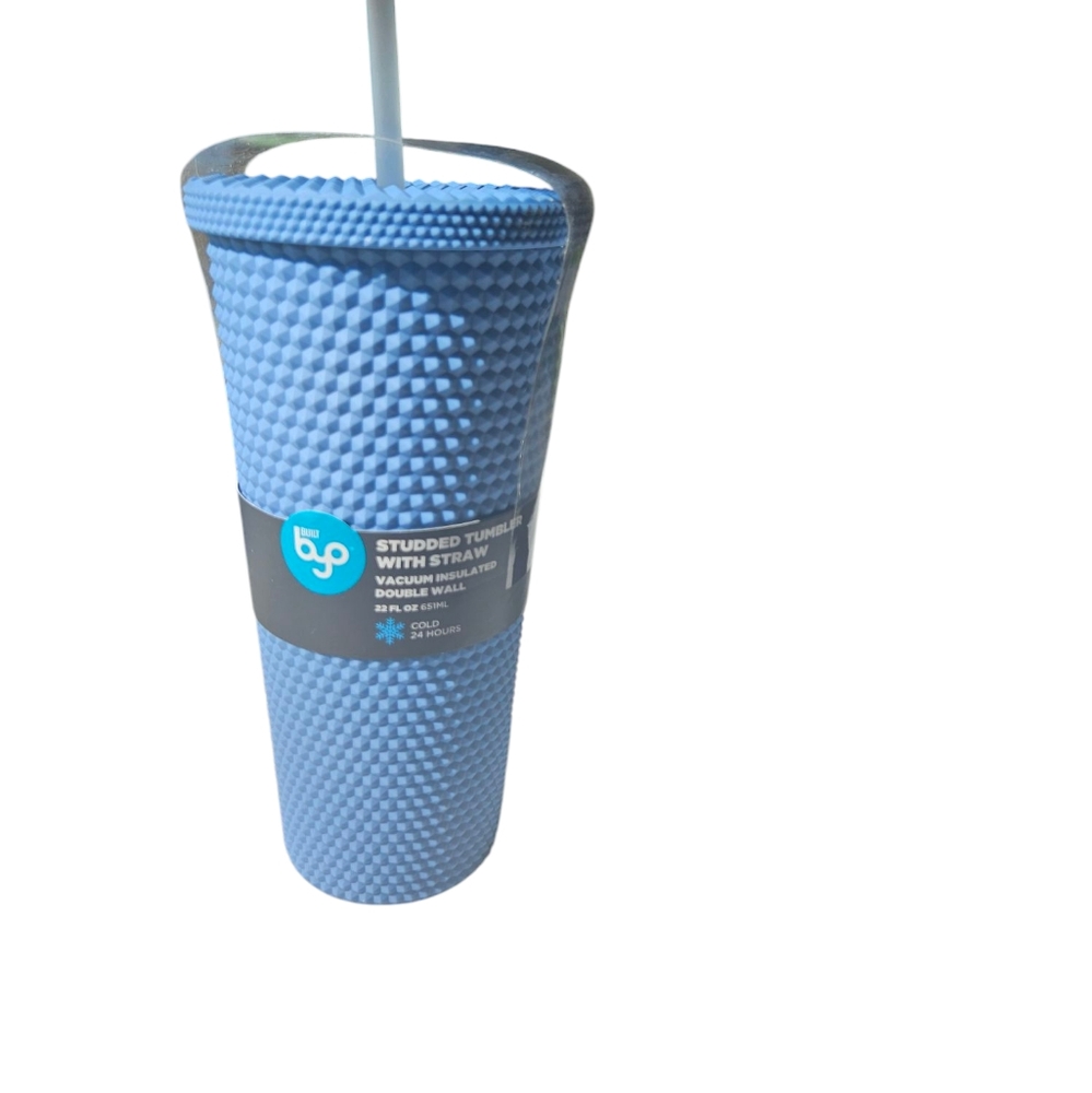 Built BYO Studded Tumbler With Straw NEW